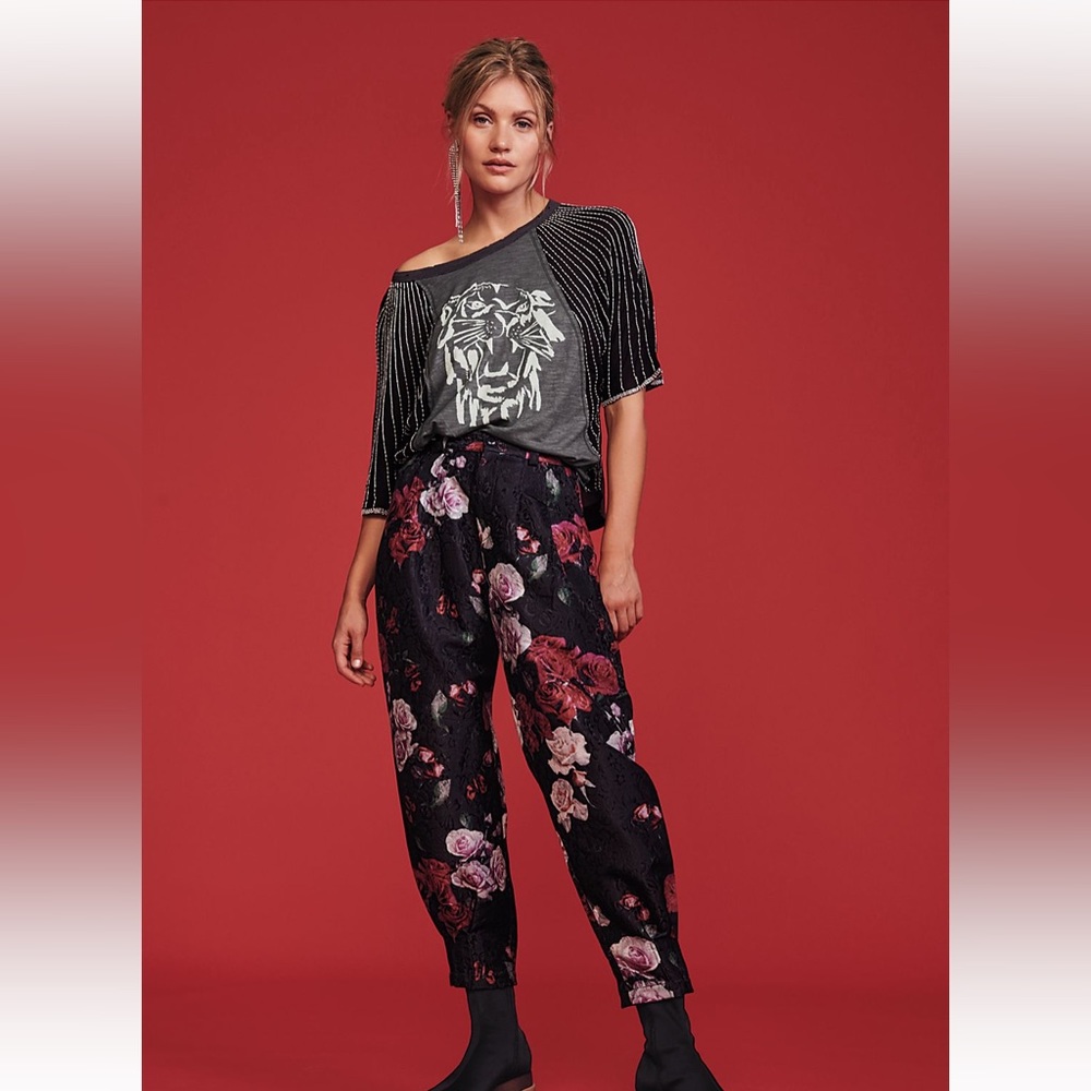 Free People Printed Balloon Pants